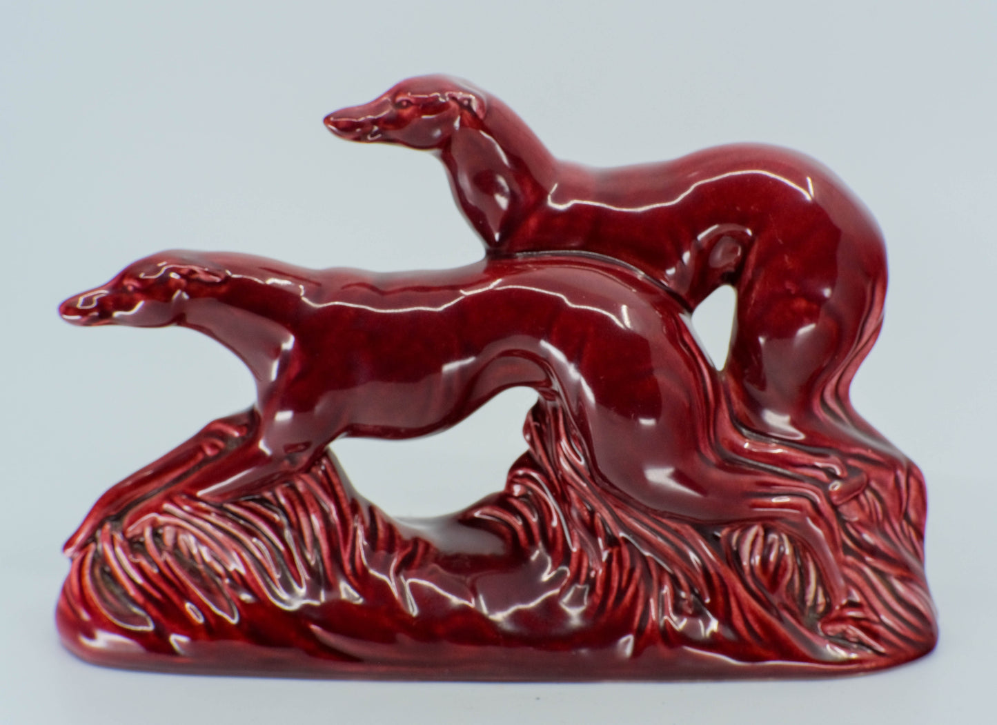 Diana Pottery Greyhounds Art Deco