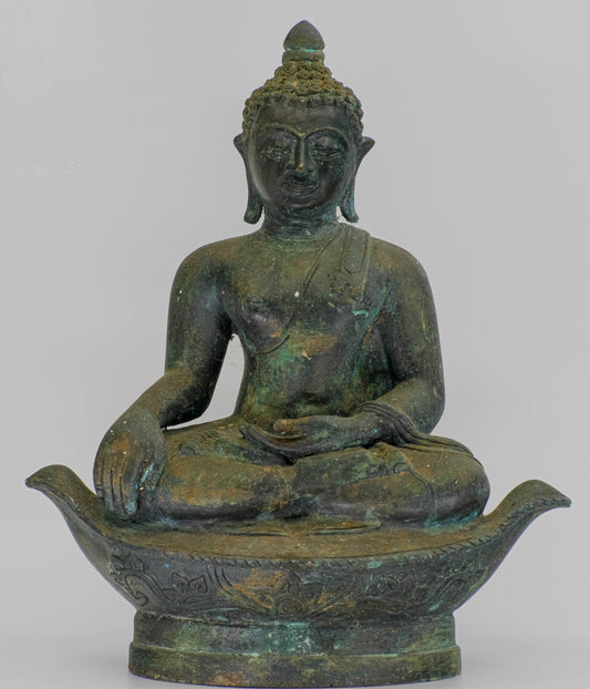 Sukhothai bronze Buddha statue.
