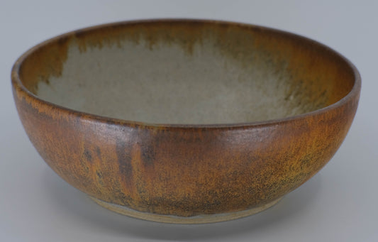 Large haresfur glaze ceramic bowl