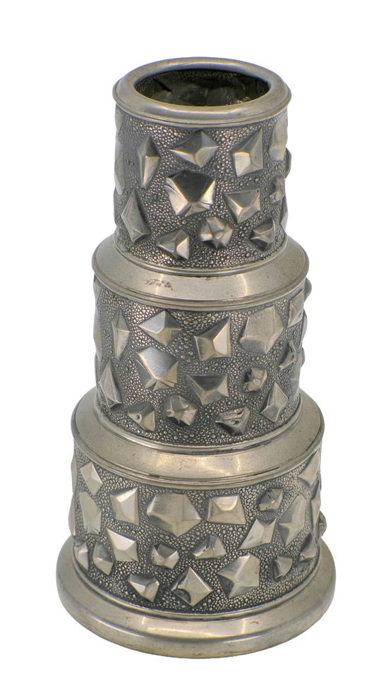 Modernist pewter vase Norway.