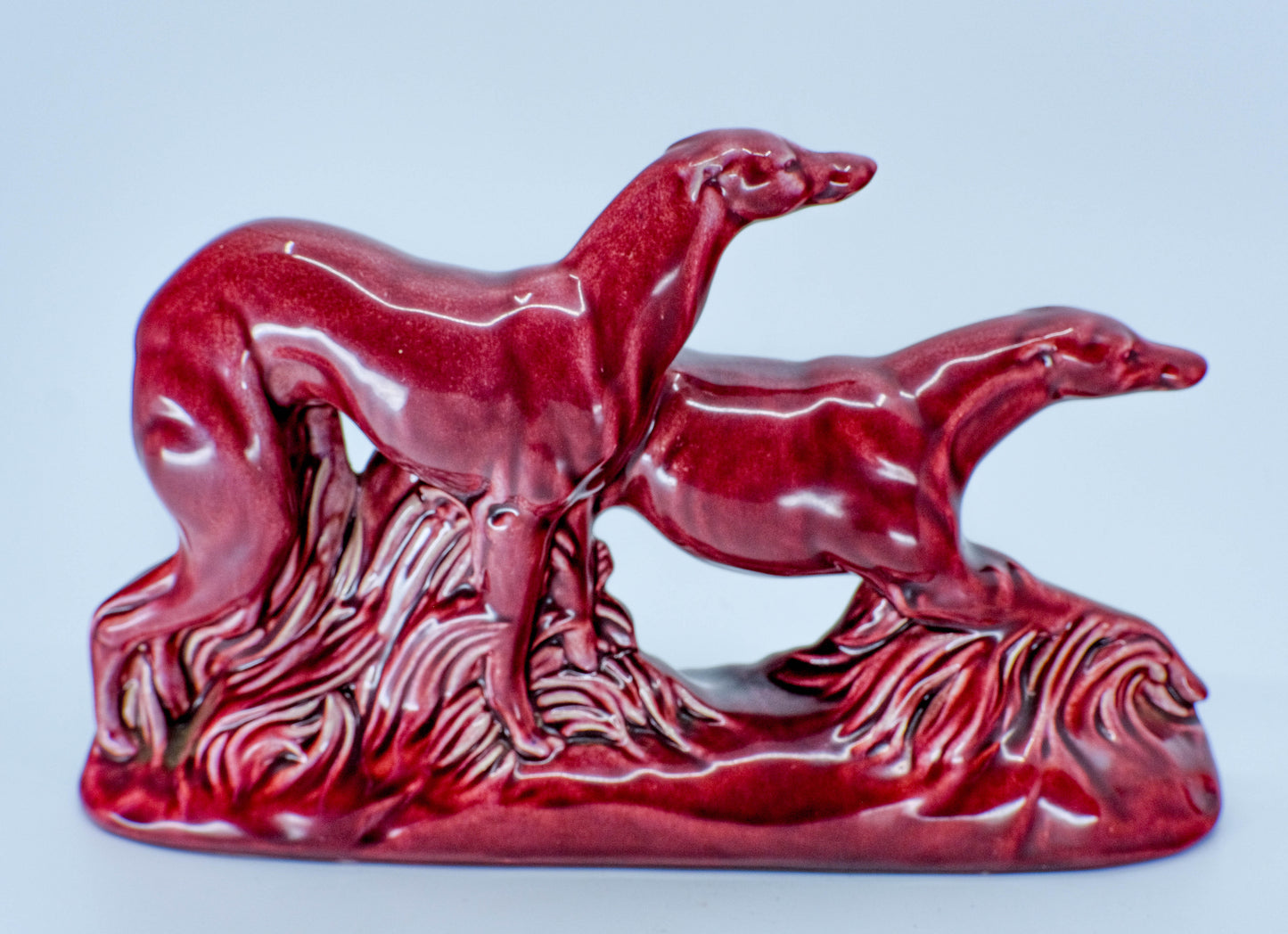 Diana Pottery Greyhounds Art Deco